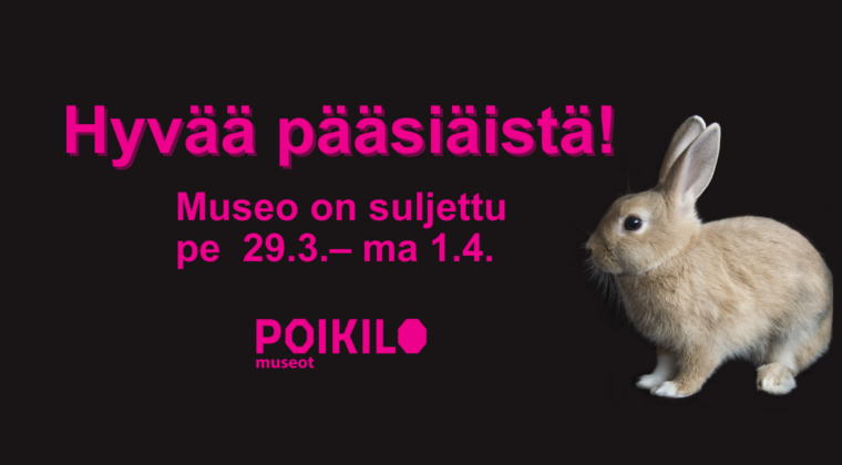 Hauskaa pääsiäistä ja pieni pupu.