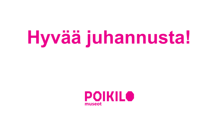 Hyvää juhannusta teksti.