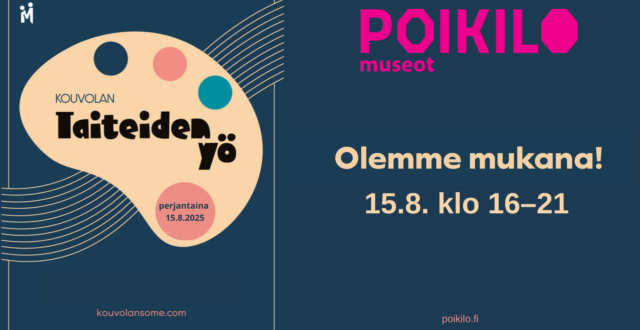 Olemme mukana Taiteiden Yö -tapahtumassa