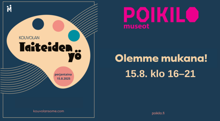 Olemme mukana Taiteiden Yö -tapahtumassa