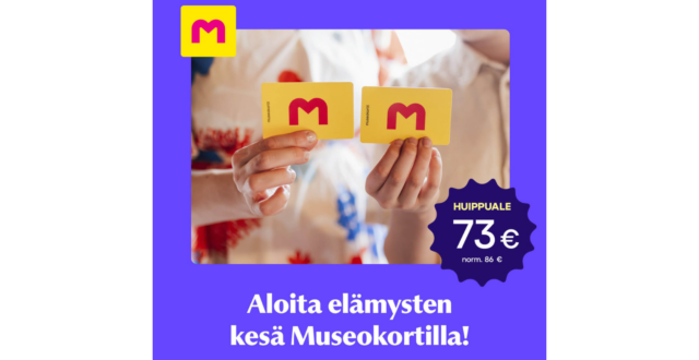 Museokortin kesäkampanja.