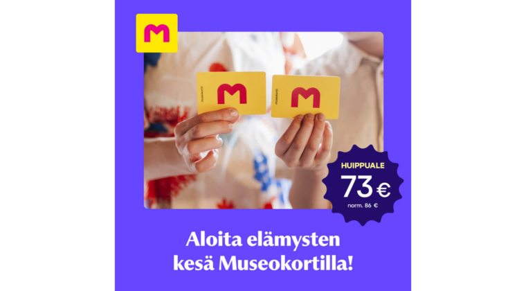 Museokortin kesäkampanja.